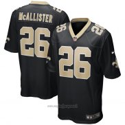Maglia NFL Game New Orleans Saints Deuce Mcallister Retired Nero