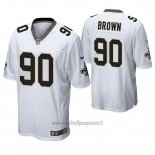 Maglia NFL Game New Orleans Saints Malcom Brown Bianco