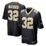 Maglia NFL Game New Orleans Saints Tyrann Mathieu 32 Nero