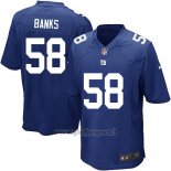 Maglia NFL Game New York Giants Banks Blu