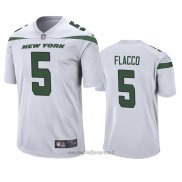 Maglia NFL Game New York Jets Joe Flacco Bianco