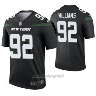 Maglia NFL Game New York Jets Leonard Williams Nero Color Rush