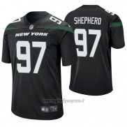 Maglia NFL Game New York Jets Nathan Shepherd Nero 60 Anniversario