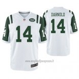 Maglia NFL Game New York Jets Sam Darnold Bianco