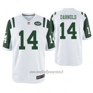 Maglia NFL Game New York Jets Sam Darnold Bianco