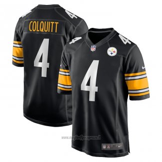 Maglia NFL Game Pittsburgh Steelers Dustin Colquitt Nero