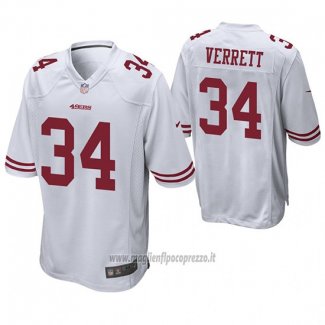 Maglia NFL Game San Francisco 49ers Jason Verrett Bianco