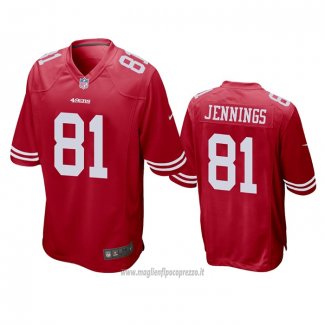 Maglia NFL Game San Francisco 49ers Jauan Jennings Rosso