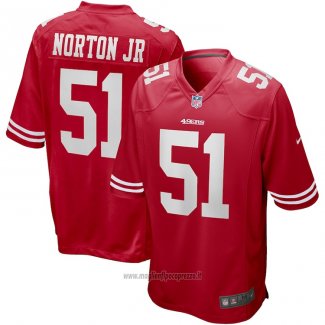 Maglia NFL Game San Francisco 49ers Ken Norton Jr. Retired Rosso