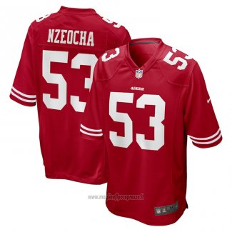 Maglia NFL Game San Francisco 49ers Mark Nzeocha Rosso