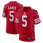 Maglia NFL Game San Francisco 49ers Trey Lance Rosso2