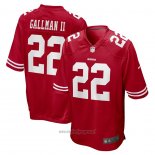 Maglia NFL Game San Francisco 49ers Wayne Gallman Ii Rosso