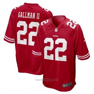 Maglia NFL Game San Francisco 49ers Wayne Gallman Ii Rosso