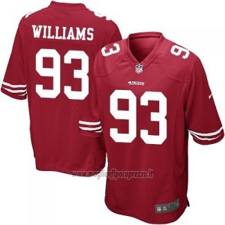 Maglia NFL Game San Francisco 49ers Williams Rosso