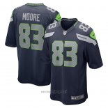 Maglia NFL Game Seattle Seahawks David Moore Blu