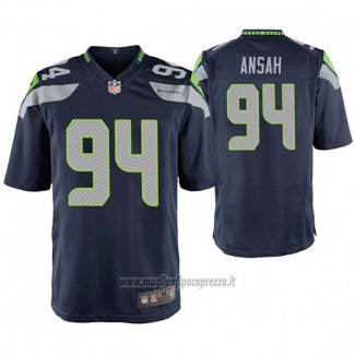 Maglia NFL Game Seattle Seahawks Ezekiel Ansah Blu