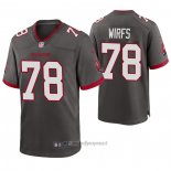 Maglia NFL Game Tampa Bay Buccaneers 78 Tristan Wirfs Alternato Grigio