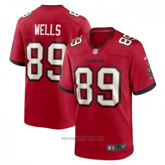 Maglia NFL Game Tampa Bay Buccaneers David Wells Home Rosso