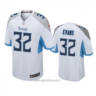 Maglia NFL Game Tennessee Titans Darrynton Evans Bianco