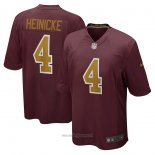 Maglia NFL Game Washington Commanders Taylor Heinicke Alternato Rosso