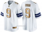 Maglia NFL Gold Game Dallas Cowboys Romo Bianco