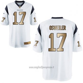 Maglia NFL Gold Game Houston Texans Oaweiler Bianco
