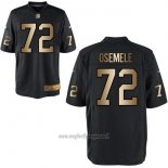 Maglia NFL Gold Game Las Vegas Raiders Osemele Nero