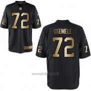 Maglia NFL Gold Game Las Vegas Raiders Osemele Nero