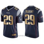 Maglia NFL Gold Game New England Patriots Blount Profundo Blu
