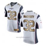 Maglia NFL Gold Game New England Patriots Mccourty Bianco