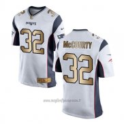 Maglia NFL Gold Game New England Patriots Mccourty Bianco