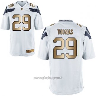 Maglia NFL Gold Game Seattle Seahawks Thomas Bianco