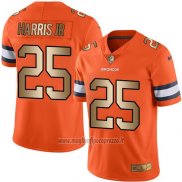 Maglia NFL Gold Legend Denver Broncos Harris Jr Arancione