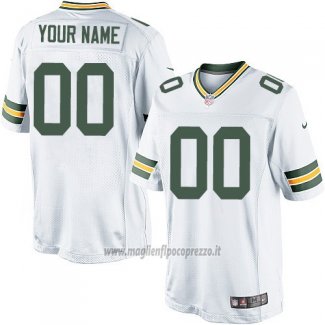 Maglia NFL Green Bay Packers Personalizzate Bianco