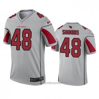 Maglia NFL Legend Arizona Cardinals Isaiah Simmons Inverted Grigio