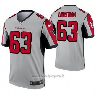 Maglia NFL Legend Atlanta Falcons 63 Chris Lindstrom Inverted Grigio