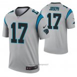 Maglia NFL Legend Carolina Panthers Greg Joseph Inverted Grigio