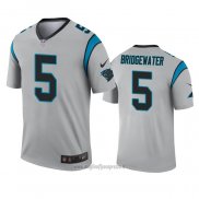 Maglia NFL Legend Carolina Panthers Teddy Bridgewater Inverted Grigio