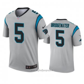 Maglia NFL Legend Carolina Panthers Teddy Bridgewater Inverted Grigio