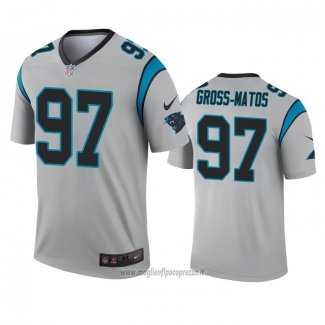 Maglia NFL Legend Carolina Panthers Yetur Gross Matos Inverted Grigio