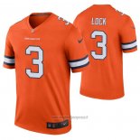 Maglia NFL Legend Denver Broncos Drew Lock Color Rush Arancione