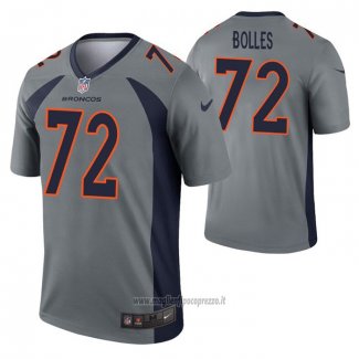 Maglia NFL Legend Denver Broncos Garett Bolles Inverted Grigio