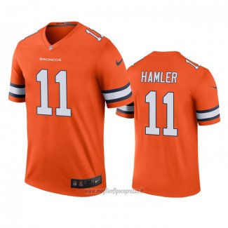 Maglia NFL Legend Denver Broncos K.j. Hamler Arancione Color Rush