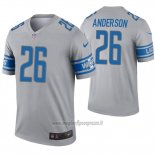 Maglia NFL Legend Detroit Lions 26 C.j. Anderson Inverted Grigio
