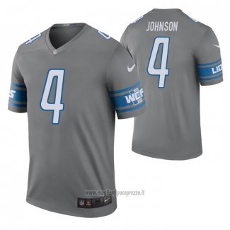 Maglia NFL Legend Detroit Lions Josh Johnson Color Rush Grigio