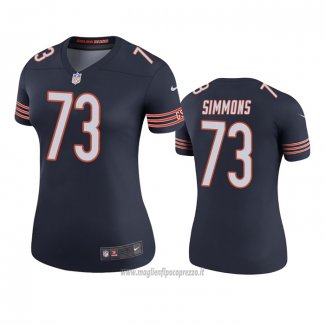 Maglia NFL Legend Donna Chicago Bears Lachavious Simmons Blu Color Rush