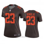 Maglia NFL Legend Donna Cleveland Browns Andrew Sendejo Alternato Marrone