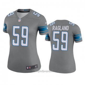 Maglia NFL Legend Donna Detroit Lions Reggie Ragland Grigio Color Rush