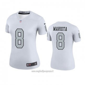Maglia NFL Legend Donna Las Vegas Raiders Marcus Mariota Bianco Color Rush