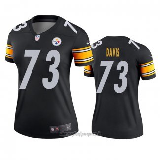 Maglia NFL Legend Donna Pittsburgh Steelers Carlos Davis Nero